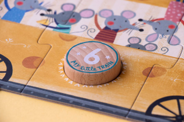 Puzzle : my little train (10x3 pces) – Image 3