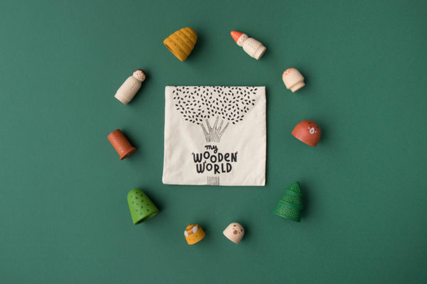 Figurines en bois : my wooden world forest – Image 8
