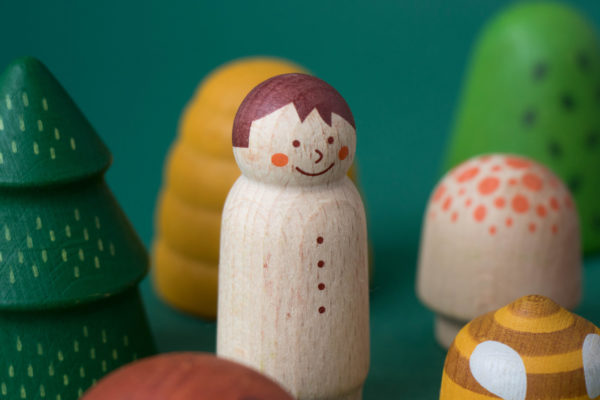 Figurines en bois : my wooden world forest – Image 3