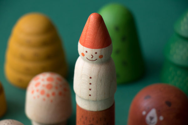Figurines en bois : my wooden world forest – Image 2