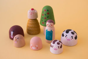 Figurines en bois : my wooden world farm