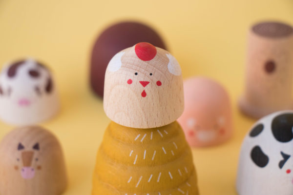 Figurines en bois : my wooden world farm – Image 3