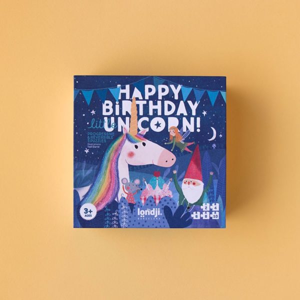 Puzzle : happy birthday unicorn (5x de 2 à 10 pces) – Image 2