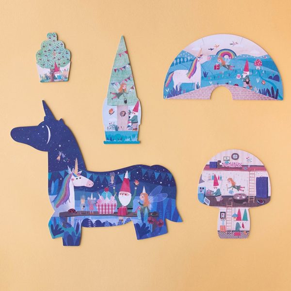 Puzzle : happy birthday unicorn (5x de 2 à 10 pces) – Image 3