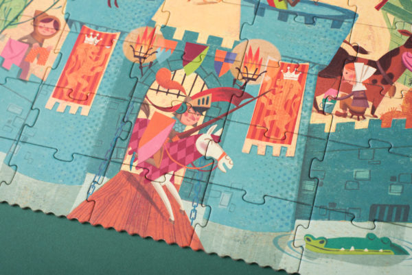 Puzzle : Go to the medieval times (100 pces) – Image 8