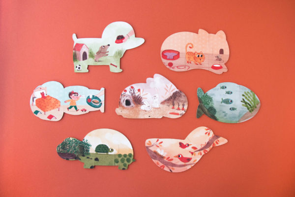 Puzzle : I love my pets (7x 3 pces) – Image 4
