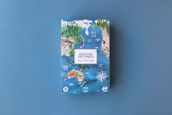 Puzzle : Discover the world (200 pces)