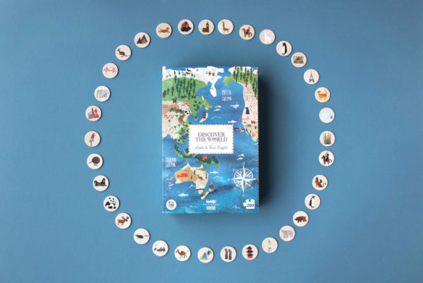 Puzzle : Discover the world (200 pces) – Image 4