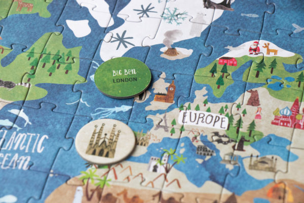 Puzzle : Discover the world (200 pces) – Image 5