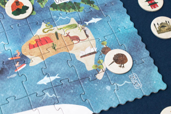 Puzzle : Discover the world (200 pces) – Image 6
