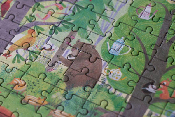 Pocket Puzzle : Night and day in the forest (100 pces - réversible) – Image 4