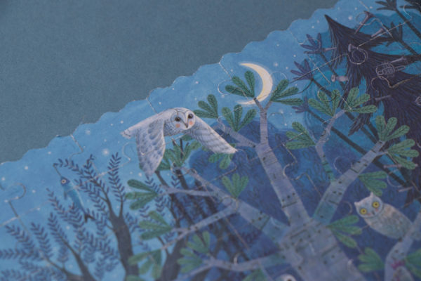 Pocket Puzzle : Night and day in the forest (100 pces - réversible) – Image 6